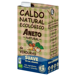 CALDO NATURAL ECOLÓGICO DE VERDURAS SUAVE