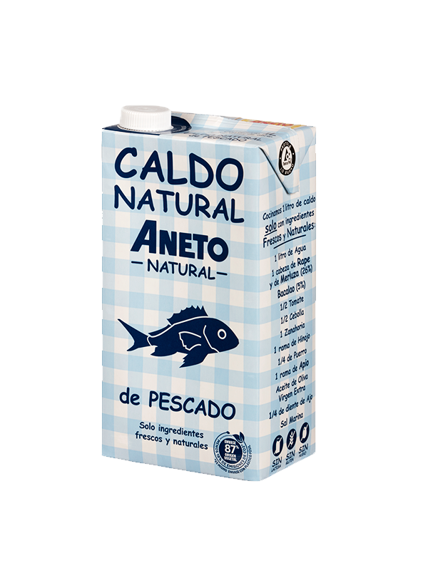 CALDO NATURAL DE PESCADO - Caldos Aneto