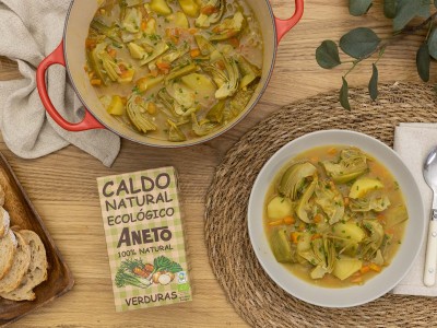 Curry artichoke soup