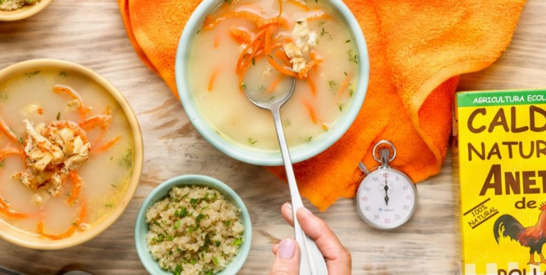 Sopa Recuperadora de Pollastre