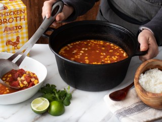 4 - Tex-Mex Chicken and Rice Soup