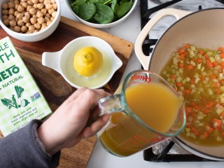2 - Lemony Spinach and Orzo Soup