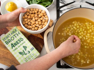 3 - Lemony Spinach and Orzo Soup