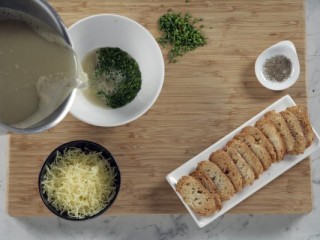 4 - Grilled onion soup