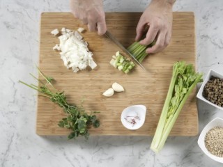 2 - Lentil soup with rice & celery