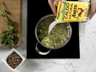 4 - Lentil soup with rice & celery