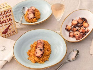 7 - Iberian Rice with Octopus Carpaccio