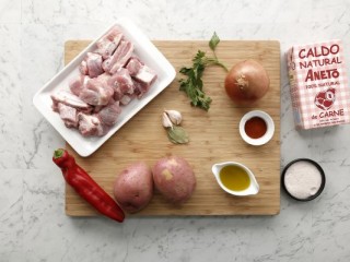 1 - Stewed potatoes with pork ribs