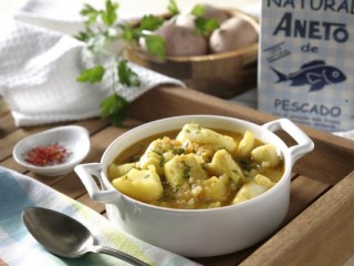7 - Estofat mariner amb sípia, patates i safrà